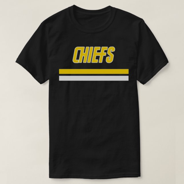 Hockey Charlestown Chiefs Slap Shot T-Shirt (Design Front)