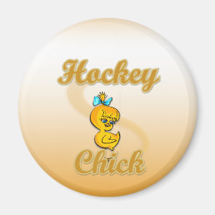 Hockey Chick Magnet