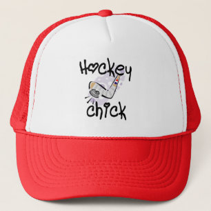 Hockey Chick Tshirts and Gifts Trucker Hat