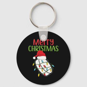Hockey Christmas Fun Sport Christmas Ice Hockey Xm Keychain