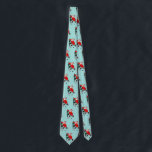 Hockey Christmas Holiday Tie<br><div class="desc">Hockey Christmas holiday tie for hockey-loving guy.</div>
