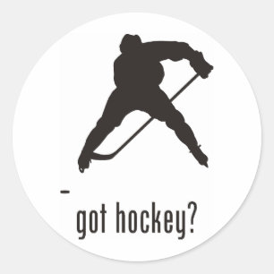 Hockey Classic Round Sticker