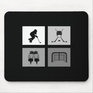 Hockey Clothing - Hockey Ice Hockey Player Gift Mouse Pad