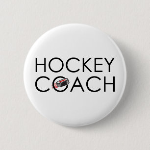 Hockey Coach 2 Inch Round Button