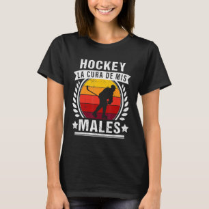 Hockey Coach Goalkeeper Hockey Mom Dad Puck Sports T-Shirt