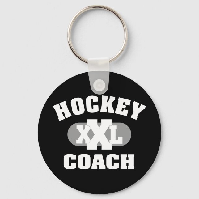 Hockey Coach Keychain (Front)