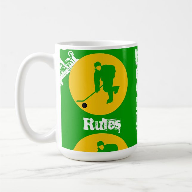 HOCKEY COFFEE MUG (Left)