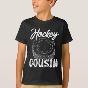 Hockey Cousin Men Ice Hockey Player Goalie Family T-Shirt
