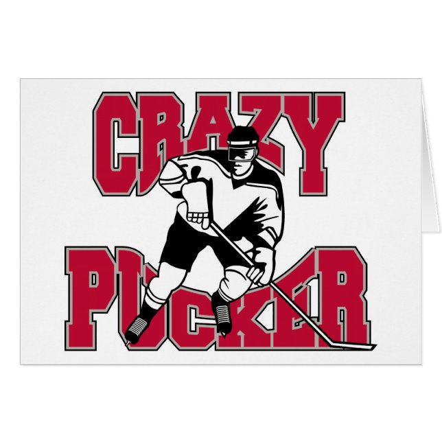 Hockey Crazy Pucker (Front Horizontal)