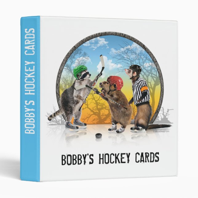 Hockey Critter Classic Avery Binder (Front/Spine)
