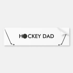 hockey dad bumper sticker