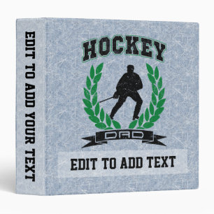 Hockey Dad Customizable Binder