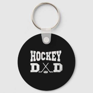 Hockey Dad - Fun Hockey Dad  Keychain