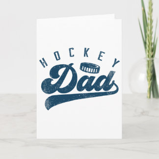 Hockey Dad Gifts Daddy Father's Day  Card