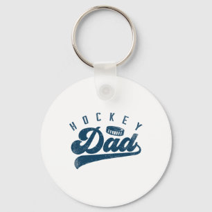 Hockey Dad Gifts Daddy Father's Day  Keychain