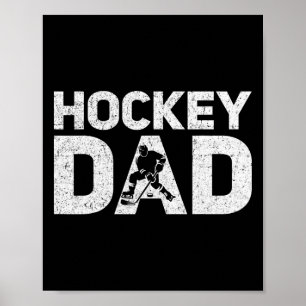 Hockey Dad Hockey Player Father’s Day Hockey Lover Poster
