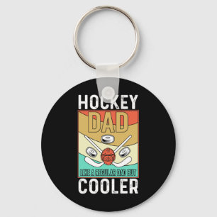 Hockey Dad - Ice Hockey  Ice Hockey Player Gift Keychain