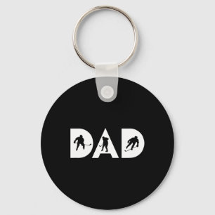 Hockey Dad - Ice Hockey Shirt And Gift For Hockey  Keychain