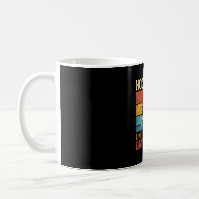 Hockey Dad Like A Normal Dad Only Cooler Father's Coffee Mug (Left)