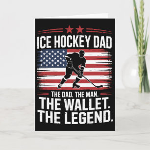 Hockey Dad The Wallet, Ice Hockey Father Card