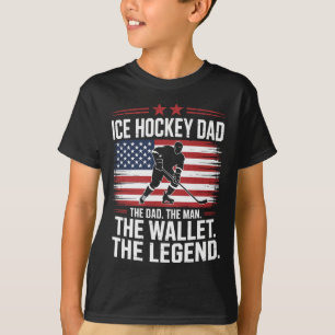 Hockey Dad The Wallet, Ice Hockey Father T-Shirt