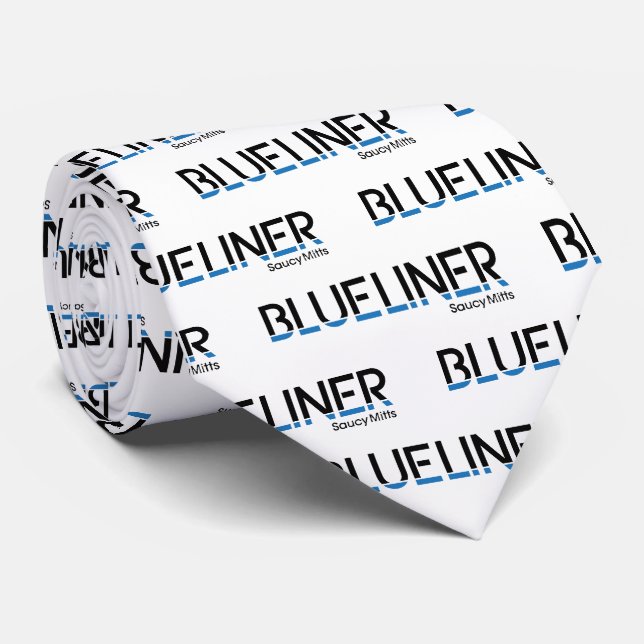 Hockey Defence Blueliner Tie (Rolled)