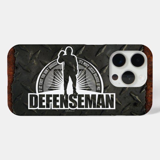 Hockey Defenseman Case-Mate iPhone Case (Back (Horizontal))