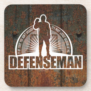 Hockey Defenseman Coaster