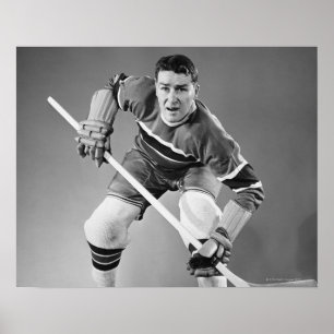 Hockey Defenseman Poster