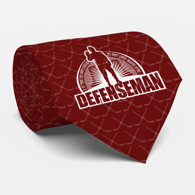 Hockey Defenseman Tie (Rolled)