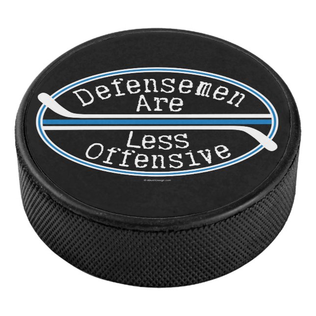 Hockey Defensemen Less Offensive Hockey Puck (3/4)