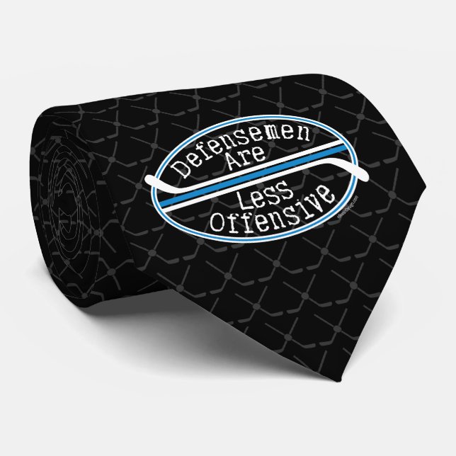 Hockey Defensemen Less Offensive Tie (Rolled)