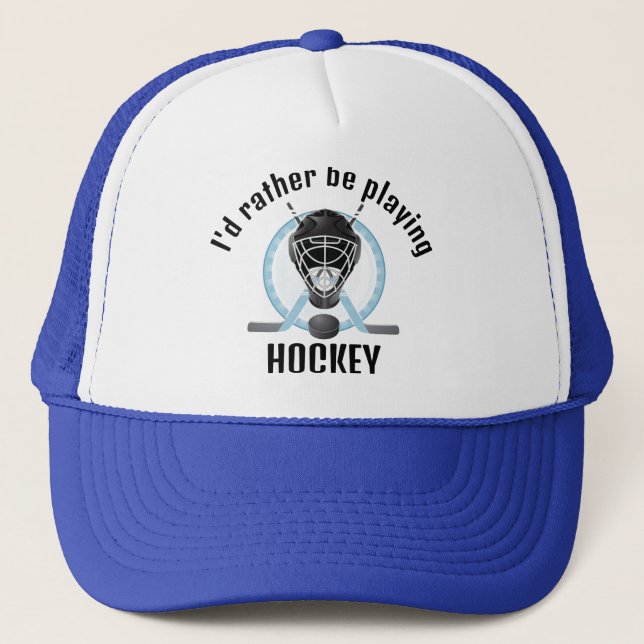 Hockey Design Hat (Front)