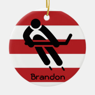 Hockey Design Ornament