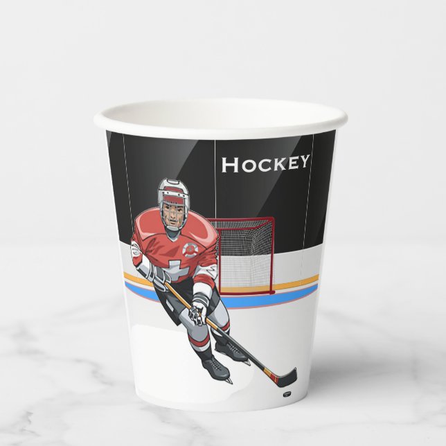 Hockey Design Paper Cup (Front)