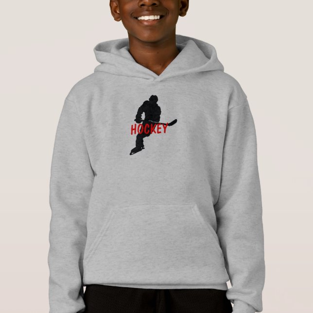 Hockey Design Shirt Hoodie (Front)