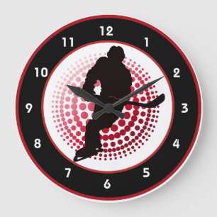 Hockey Design Wall Clock