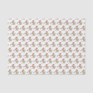 Hockey Dog Christmas Tissue Paper