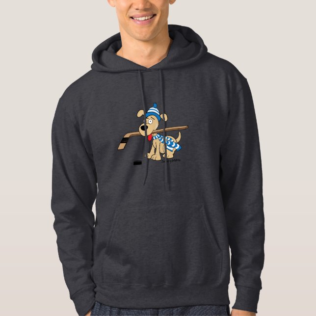 Hockey Dog Hoodie (Front)