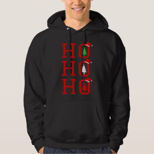 Hockey Elf Matching Family Christmas Party Pajama  Hoodie