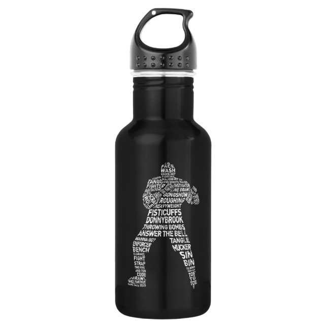 Hockey Enforcer 532 Ml Water Bottle (Front)