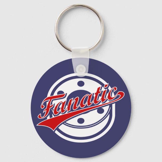 Hockey Fanatic Keychain (Front)