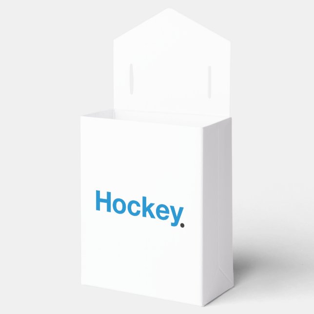 Hockey Favor Box (Opened)