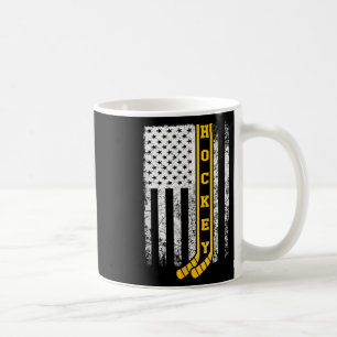 Hockey Flag Patriotic Field Hockey Player Coach Wo Coffee Mug