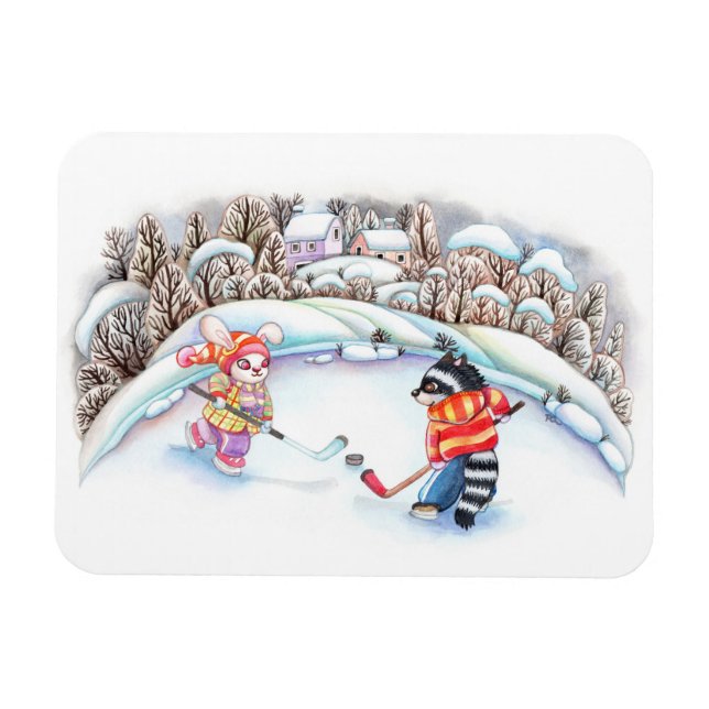 Hockey Fun Magnet (Horizontal)