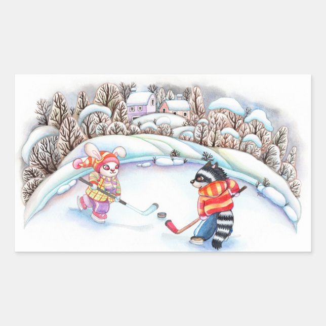 Hockey Fun Sticker (Front)