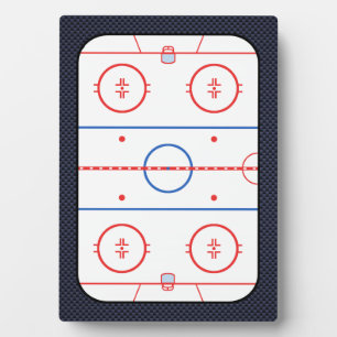 Hockey Game Companion Carbon Fiber Style Plaque