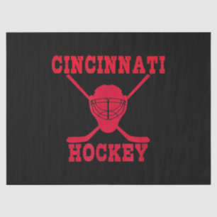 Hockey Gift Lover Cincinnati Hockey Tissue Paper