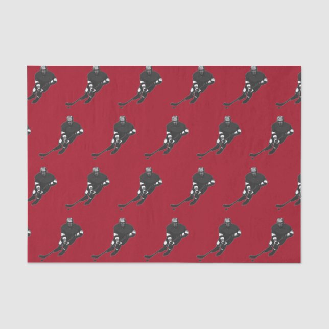 Hockey Gift Tissue Paper (Front)