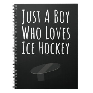 Hockey Gifts For Boys Sport Kids Children School Notebook